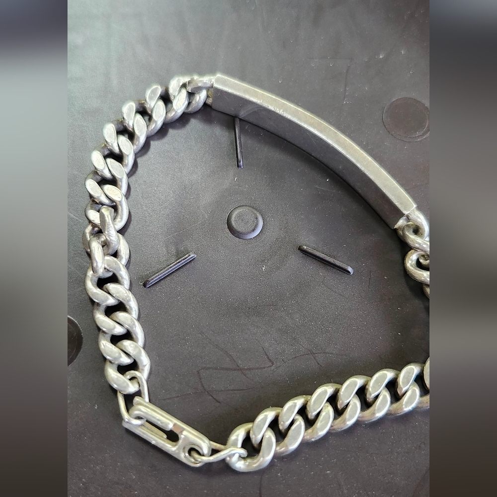 Vintage Sterling Silver id Bracelet